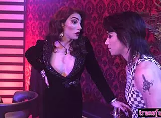 yo check brooklyn gray getting fucked hard by teen shemale ariel demure!