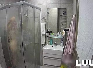 kareflore films amateur homemade shower routine voyeur style