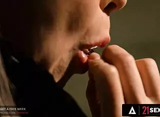 francys belle plugs ass for interracial cock ride