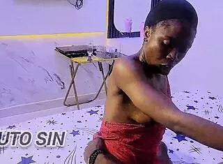 VERA'S RED LINGERIE NIGHT SEX PETITE RIDE