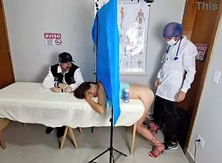 Wife Flashes Ass To Gynecologist Right Beside Cuckolded Husband