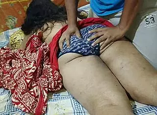 Desi Housewife's Nipples Harden in Slutty Hotel Massage