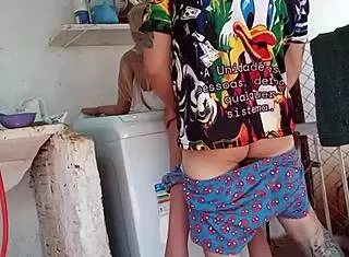 hot wife cheats hubby's watchin' with public fuck doll toy...