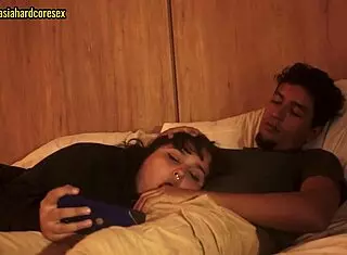 Chubby stepsis chokes on bro's fat cock after movie part 1