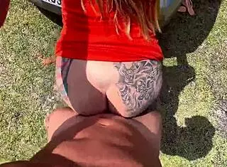 african brazilian latina fucks black guy outdoors public