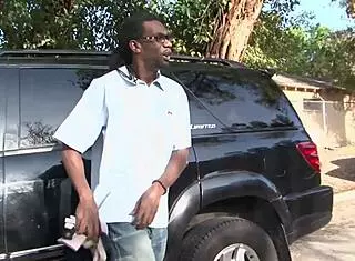 big black dude takes stranded white teen 18+ advantage monster bbc blowjob