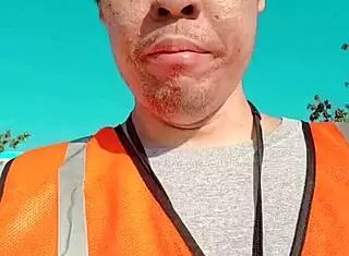 Asian Amateur Strolls Public Outdoors at Work ASMR SFW Solo