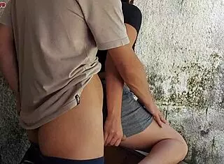 Horny maid grabs boss cock rides curvy body home