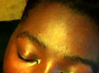 SUCK THAT COCK DEEP, EBONY COCKSUCKER!