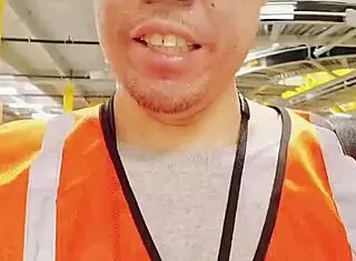 Asian Amateur Strolls Public Outdoors at Work ASMR SFW Solo