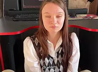 Stepdaughter Sucks Stepdad Dick Deep Swallow!