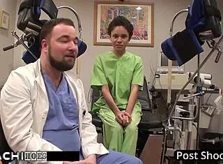 Freshman, feel that mandatory hitachi orgasm from nurse Sandra Chappelle's toys!