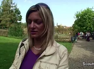 Two boys lure skinny teen park fuck cash pov