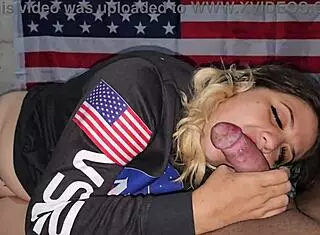 GREAT DICK-SUCKING! This TASTY BITCH GOBBLES ME DEEP, CREAMING EVERY INCH!