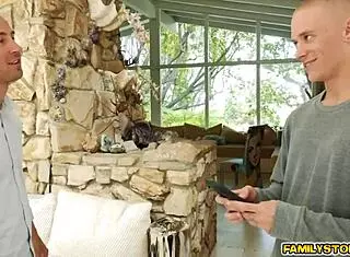 those two bros destroy lily jordan's mouth and pussy together