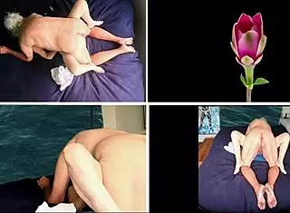 couple sucks and fucks bareback right by the waterfall