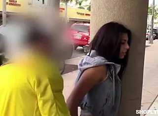 selina bentz tempts officer with secret shoplifter tricks