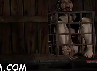 Hotty's Giant Racks Clamped Hard In Bondage Domination