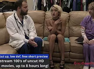 channy's holes stretched to limits in hospital tease