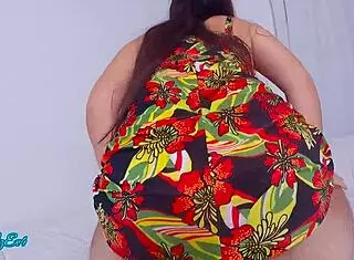 Sexy Latina Girlfriend Rides Big Cock Creampie Cowgirl