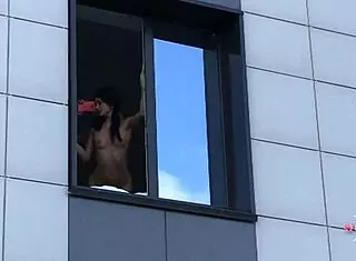 does fucking this skinny brunette excite you neighbors??