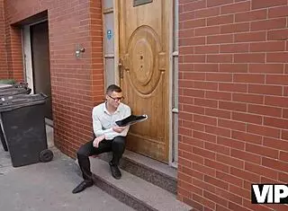 cam girl becomes pornstar seducing big cock for debts