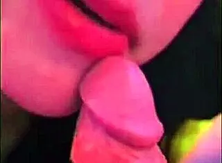 yo watch my sloppy big tits wife closeup blowjob