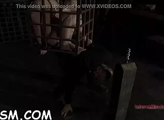 Hotty's Giant Racks Clamped Hard In Bondage Domination