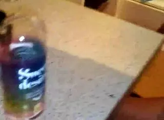 guy eagerly sucks massive shemale cock deep