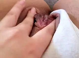 closeup pussy contractions pulse wildly during intense orgasm