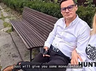 hey couple, this stranger's got a wild czech street pickup surprise for your shaved pussies!