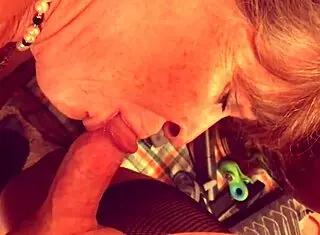 granny carmen claus deepthroats me hard 🎅 while santa's gone 😈💦