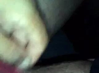 guy eagerly sucks massive shemale cock deep