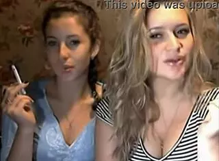 hey girls light up that cigarette on cam and tease us slow