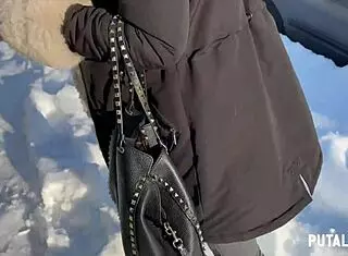 tourist leidy swallows torbe's load caught