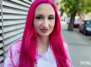 caught busty geek victoria arias in super hot contest fuck