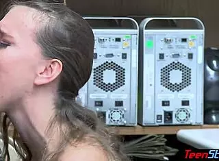 Petite Shoplifter Teen Fucked Hard to Escape Trouble