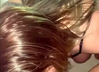 Super Slut Deepthroats Cock Gulps Thick Cum