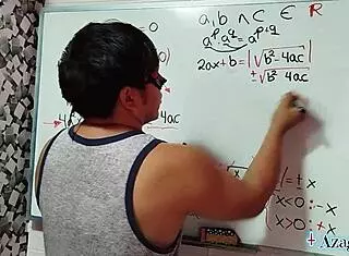 japanese nerd student demos hot second degree erotic equation