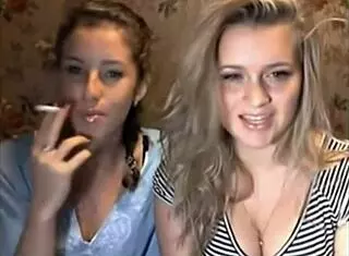 hey girls light up that cigarette on cam and tease us slow