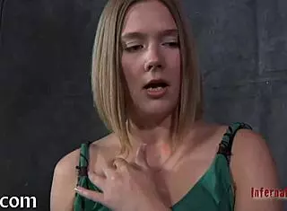 Suck that cock harder while I fuck your bound sexy jugs!