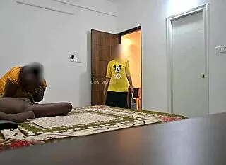 maid drops cleaning for deepthroat blowjob and rough pussy pounding