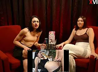 pregnant babe rides big cock cowgirl style 😍 big tits bouncing doggystyle fun! 🔥