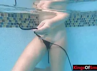 Stepbrother Fucks Leana Lovings After Pool Masturbation Catch