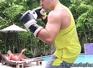 teen stepsis deepthroats milf mom's hubby 😈 facial finish 🔥