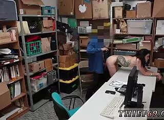 German teen suspect in red bikini takes hardcore anal pounding! 🚔🍑