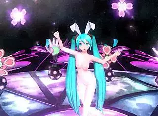 hatsune miku bunny goddess full nude mod, big tits bouncin 😈🍑💦