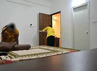 maid drops cleaning for deepthroat blowjob and rough pussy pounding