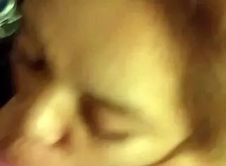 latina mia sucks big cock with slutty boob bounce