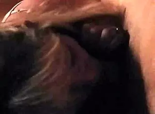 ex gf kneels for deep cock sucking